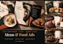 design modern restaurant menus and food ad